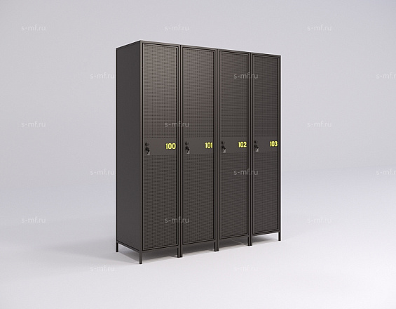 Шкафчик Айрон-1 400x520x1900 фасад Металл