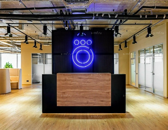 Стойка ресепшен (Скандинавский  Минимализм Экостиль)