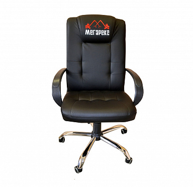 Кресло КР-15 с вышивкой в комплектации «Хром»