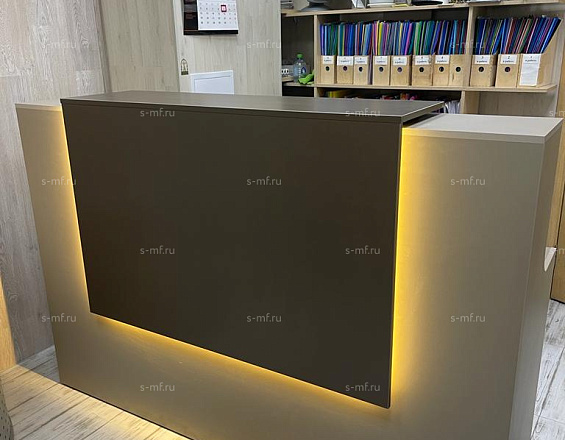 Стойка ресепшен (Скандинавский  Минимализм Экостиль)