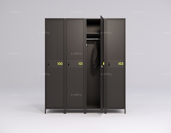 Шкафчик Айрон-1 400x520x1900 фасад Металл