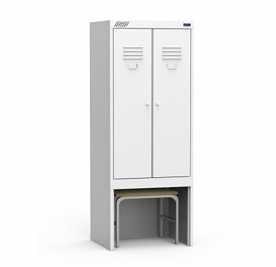 Двухсекционный металлический шкаф ШРК 22-800 ВСК